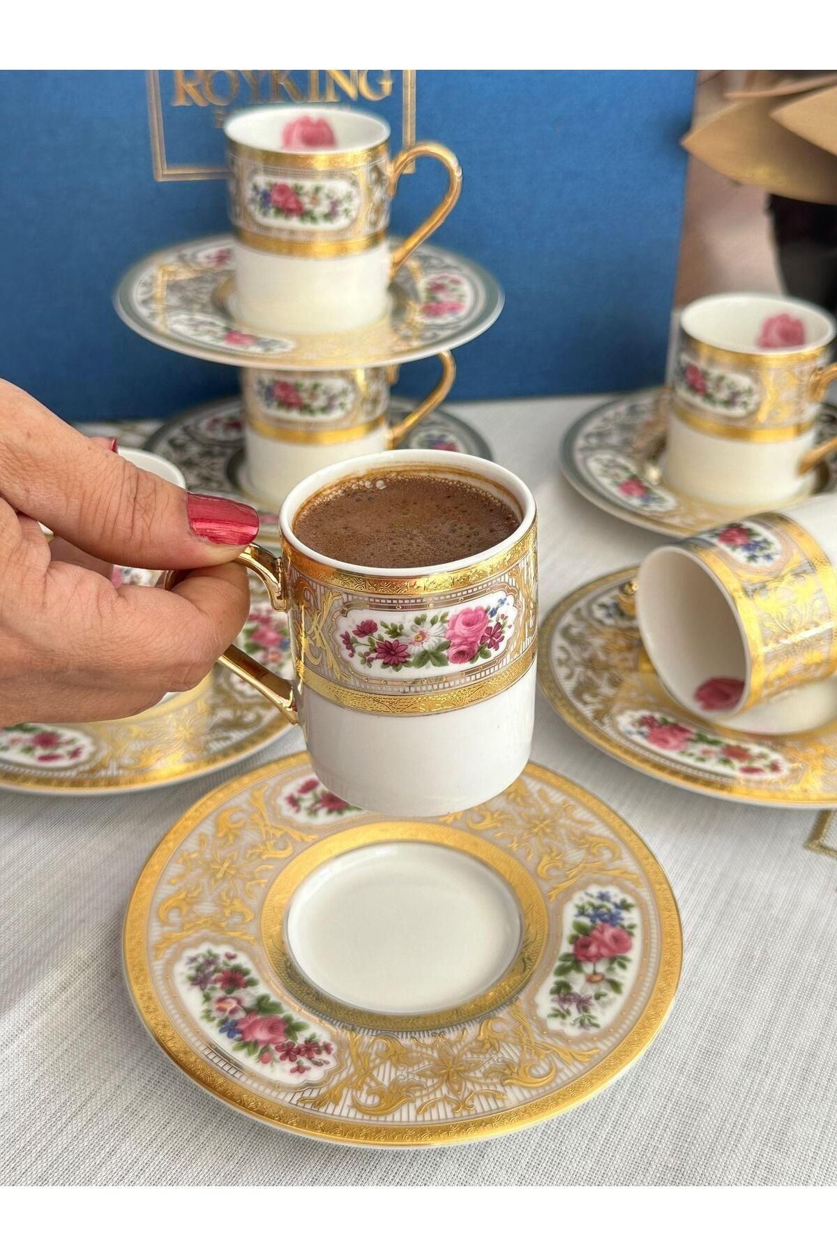 Türk Kahve Fincanı Dream 6 Kişilik 12 Parça