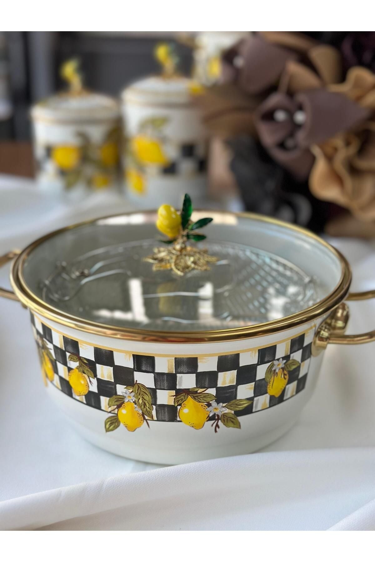 Linda Emaye Kızartma Tenceresi 22 Cm