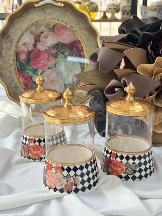 Floral 3'lü Baharatlık
