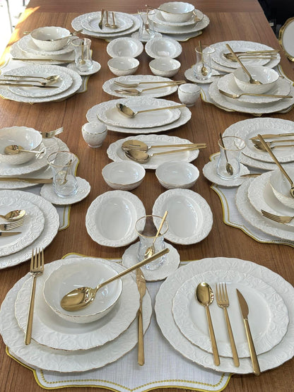 Yemek & Kahvaltı Takımı 109 Parça 6 Kişilik Rose