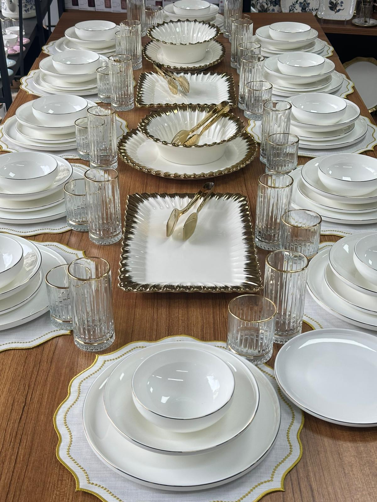Yemek Takımı 93 Parça 12 Kişilik Bella Gold