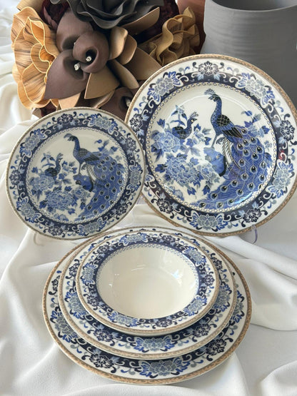 Yemek Takımı 24 Parça 6 Kişilik Tavus Kuşu