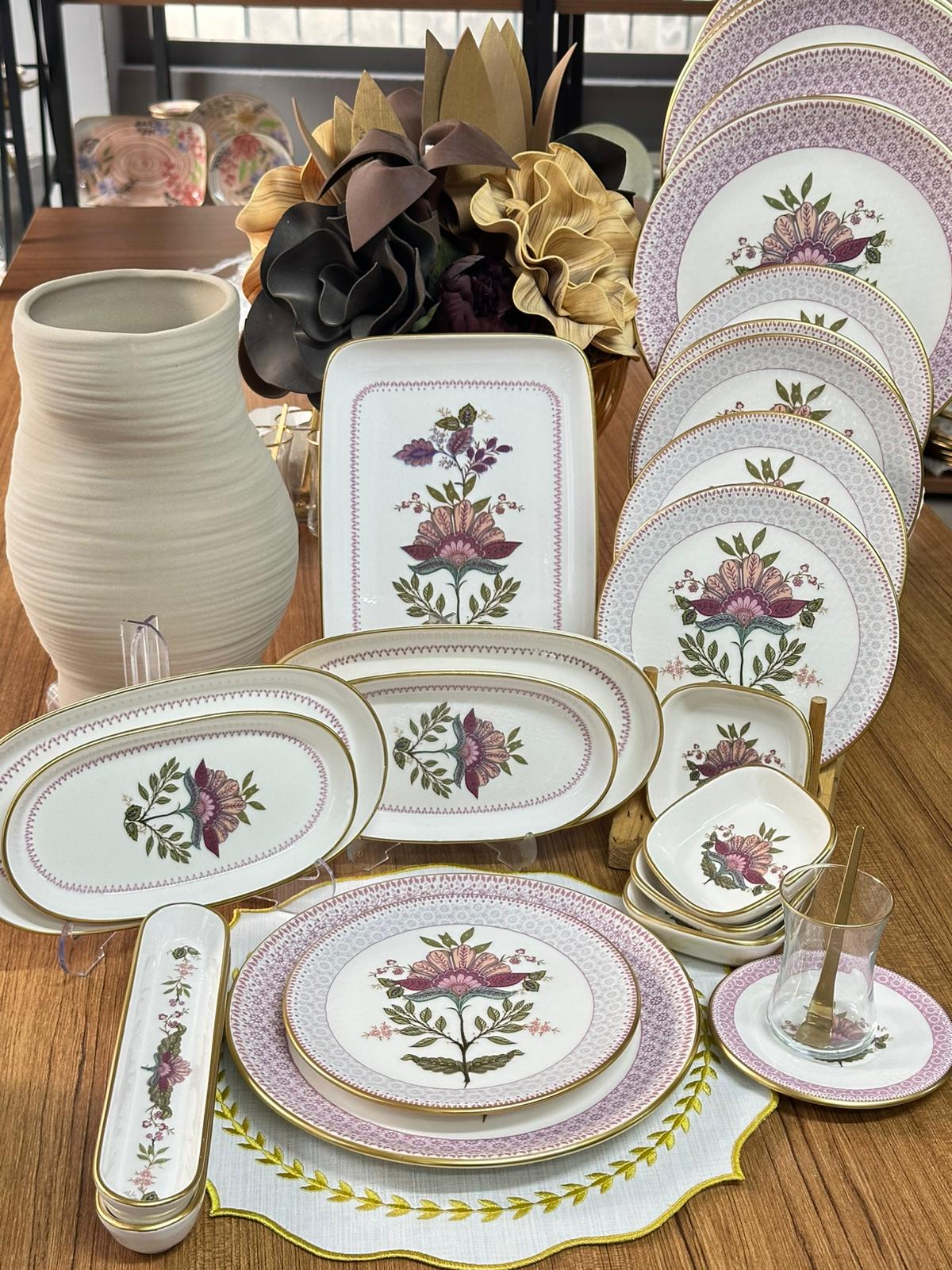 Kahvaltı Takımı 47 Parça 6 Kişilik Defne