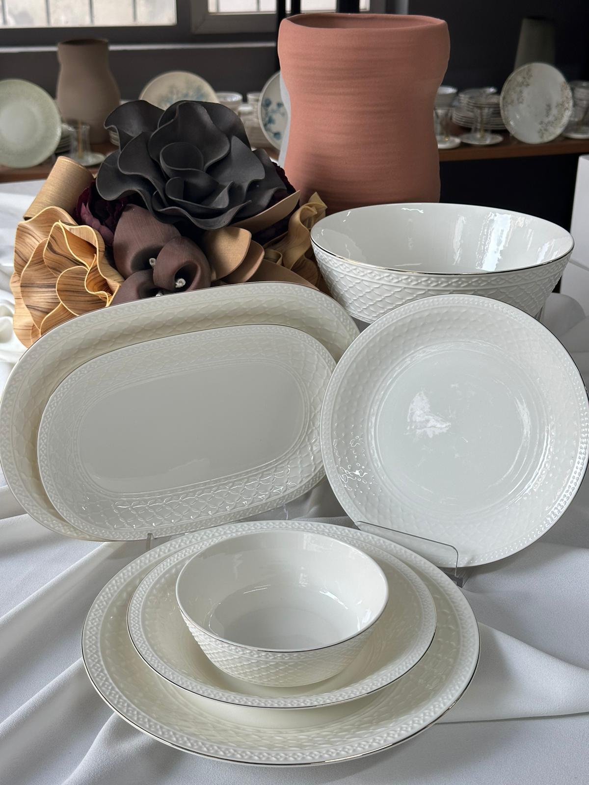 Yemek Takımı 27 Parça 6 Kişilik Cross Gold