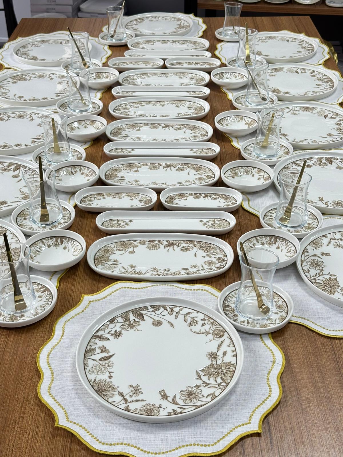 Kahvaltı Takımı 82 Parça 12 Kişilik Petra