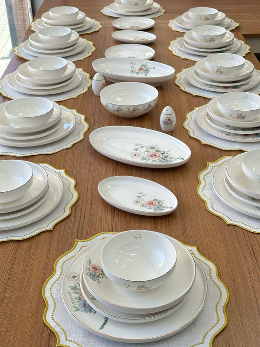 Yemek Takımı 55 Parça 12 Kişilik Mimoza