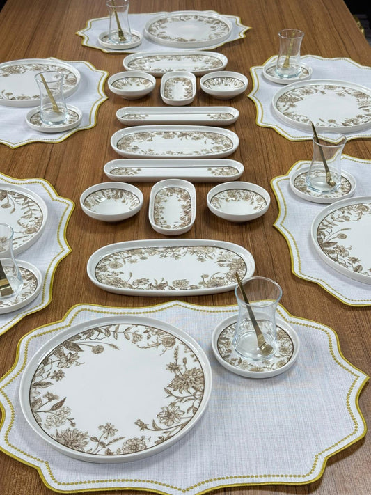 Kahvaltı Takımı 41 Parça 6 Kişilik Petra