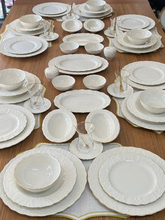 Yemek & Kahvaltı Takımı 68 Parça 6 Kişilik Rose