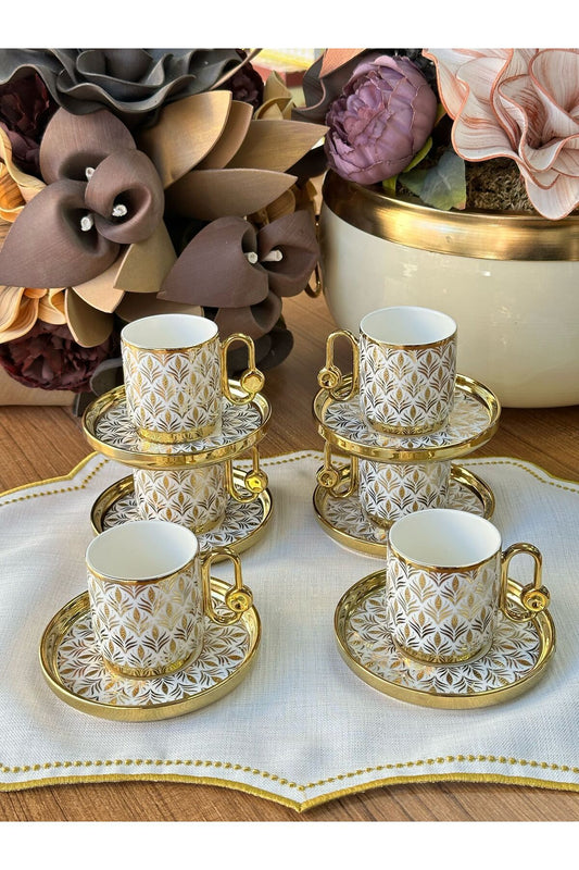 Türk Kahve Fincanı Nomi 6 Kişilik 12 Parça
