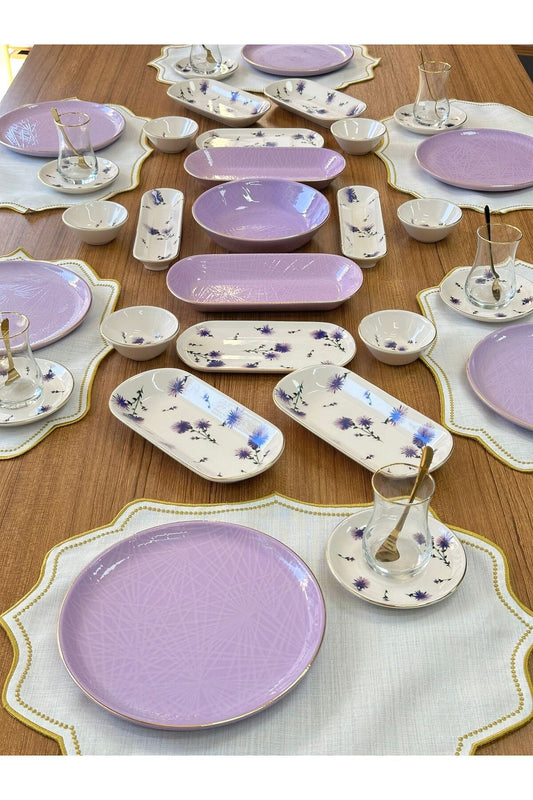 Kahvaltı Takımı 47 Parça 6 Kişilik Bloom