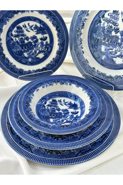 Yemek Takımı 24 Parça 6 Kişilik Dark Blue Churchill