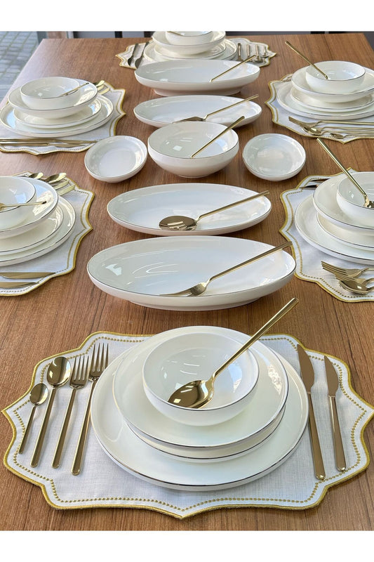 Yemek Takımı 84 Parça 6 Kişilik Bella Gold