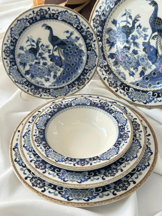 Yemek Takımı 24 Parça 6 Kişilik Tavus Kuşu