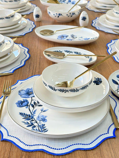 Yemek Takımı 159 Parça 12 Kişilik Blue Violet
