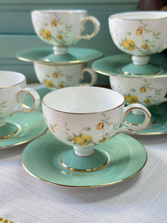 Türk Kahve Fincanı Veronica Mistral 6 Kişilik 12 Parça