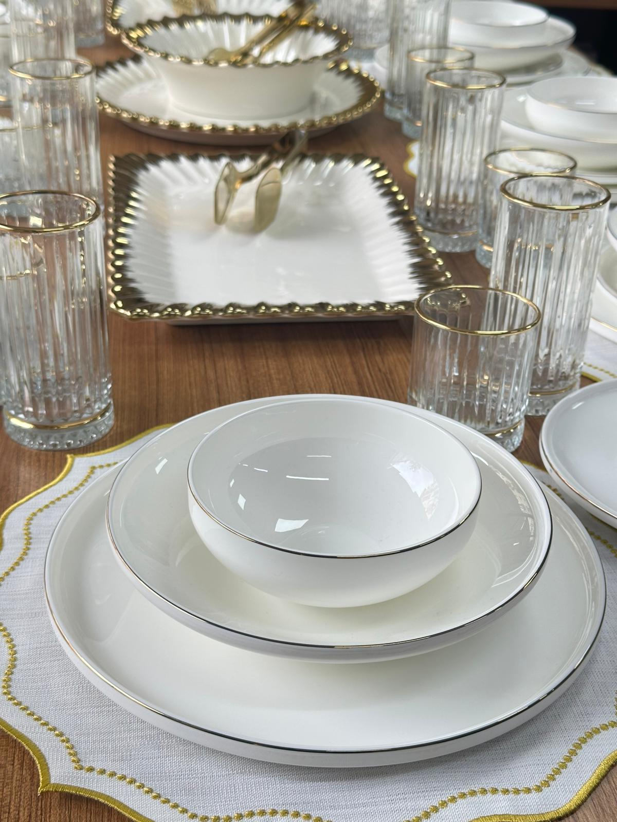 Yemek Takımı 93 Parça 12 Kişilik Bella Gold