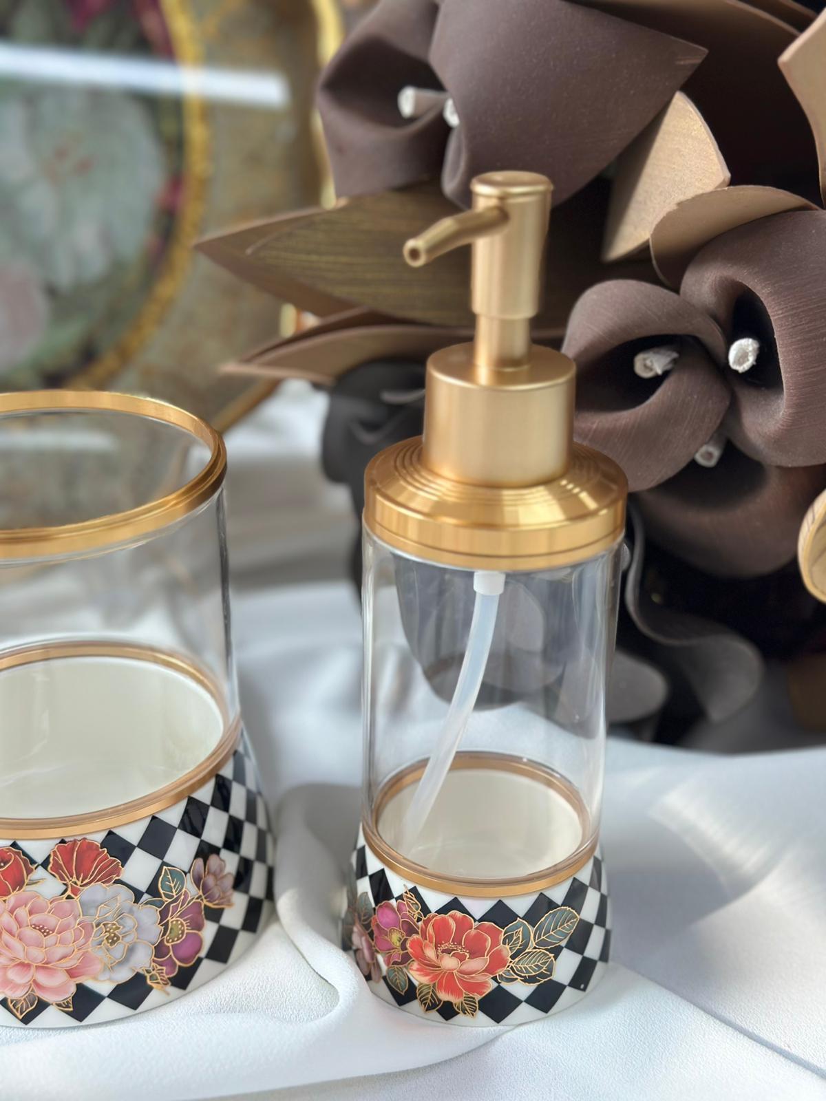 Floral Sabunluk&Kaşıklık