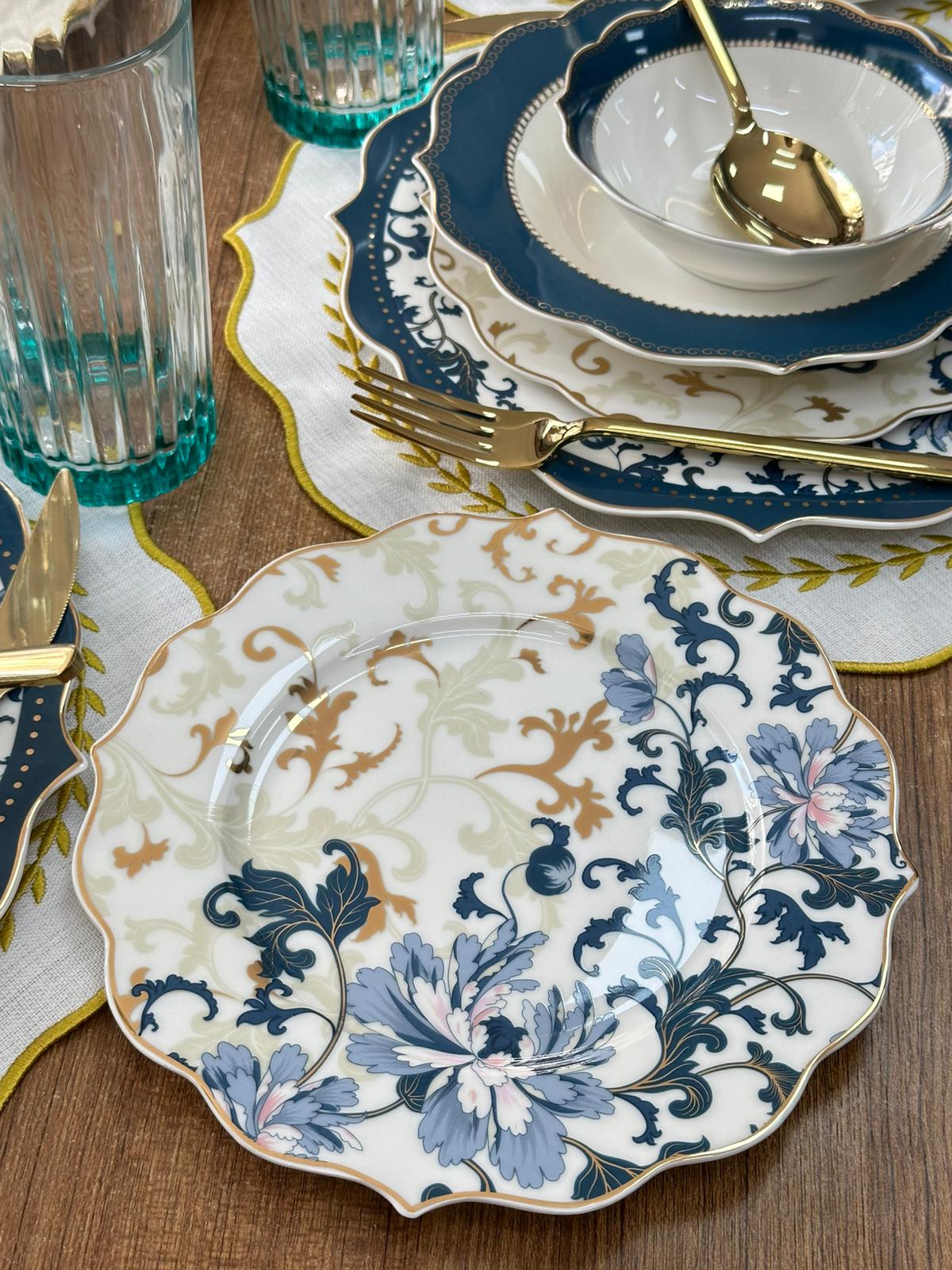 Yemek Takımı 176 Parça 12 Kişilik Azur