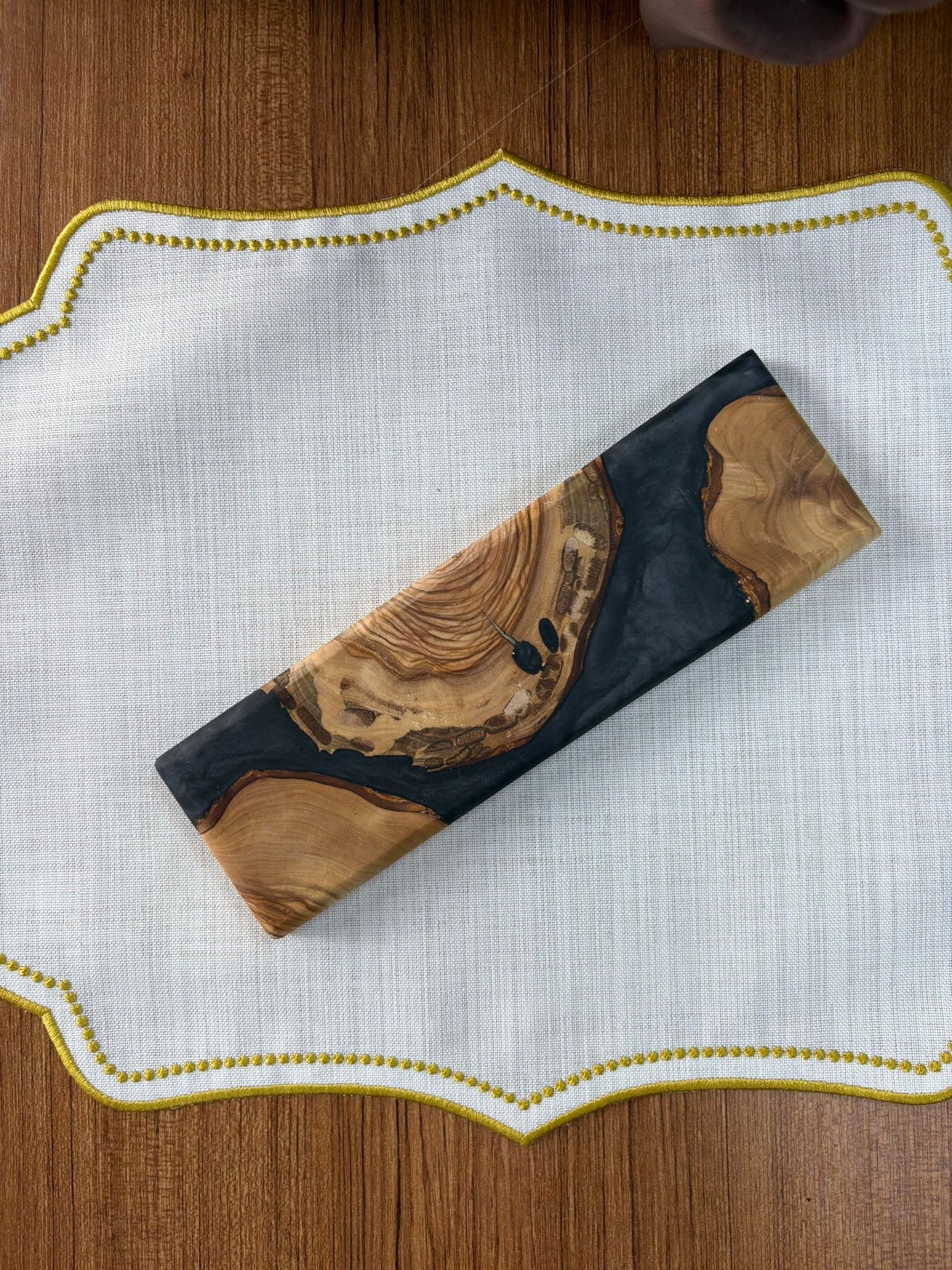 Doğal Efektli  Epoksi Mıknatıslı Bıçaklık / Dark