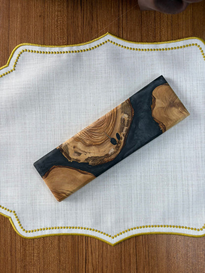 Doğal Efektli  Epoksi Mıknatıslı Bıçaklık / Dark