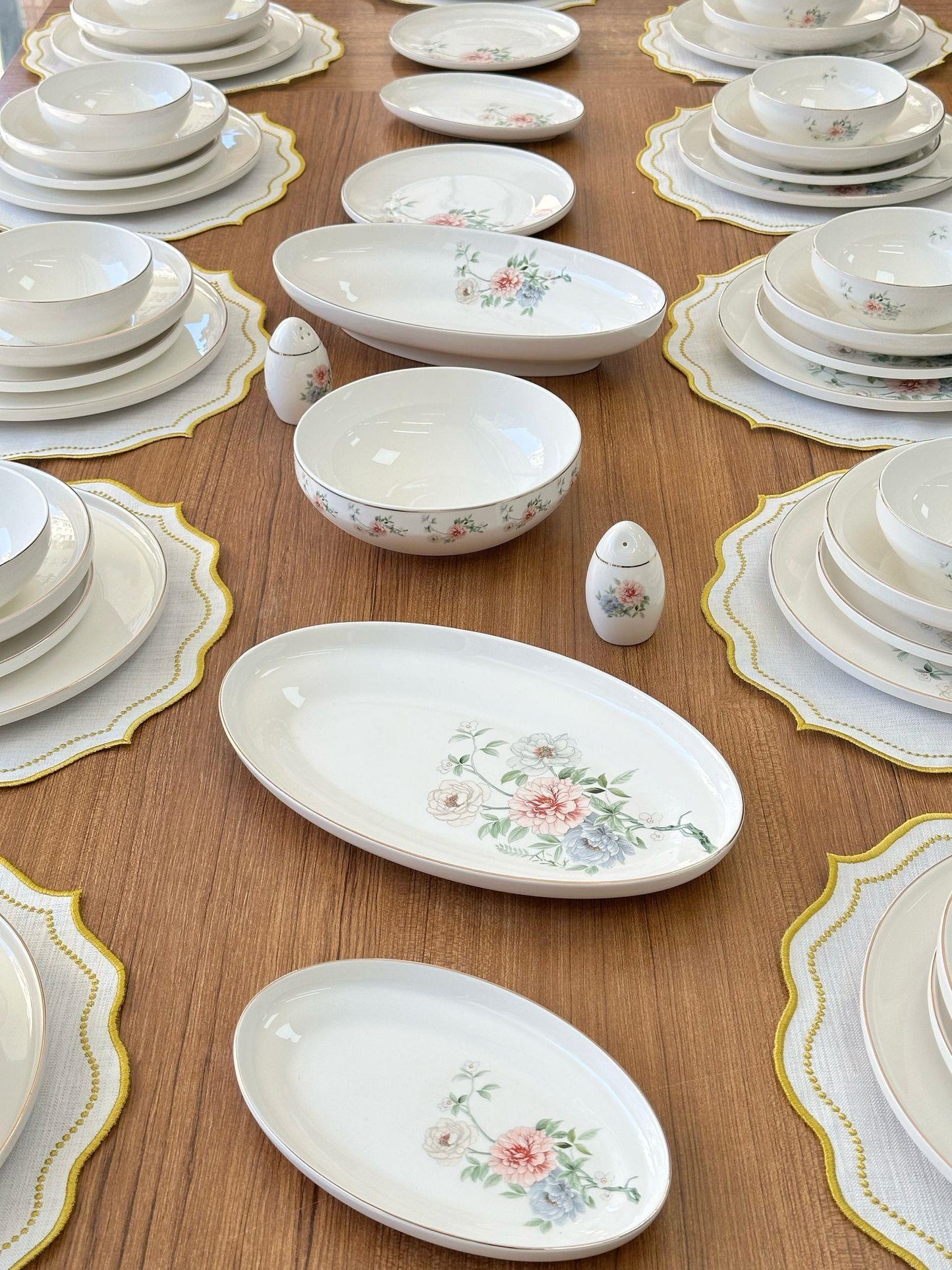 Yemek Takımı 55 Parça 12 Kişilik Mimoza