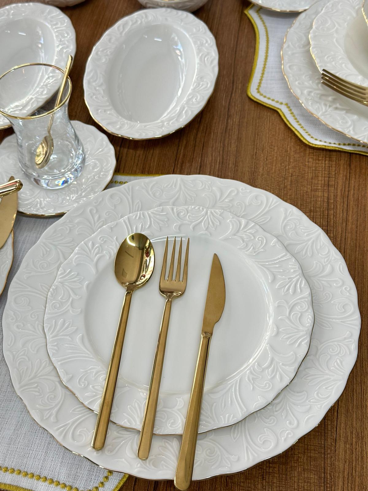 Yemek & Kahvaltı Takımı 109 Parça 6 Kişilik Rose