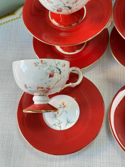 Türk Kahve Fincanı Veronica Amour 6 Kişilik 12 Parça