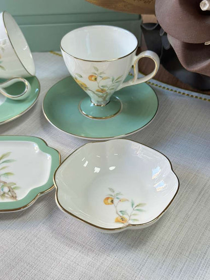 Türk Kahve Fincanı Veronica Mistral 2 Kişilik 6 Parça / Lokumluk / Çerezlik