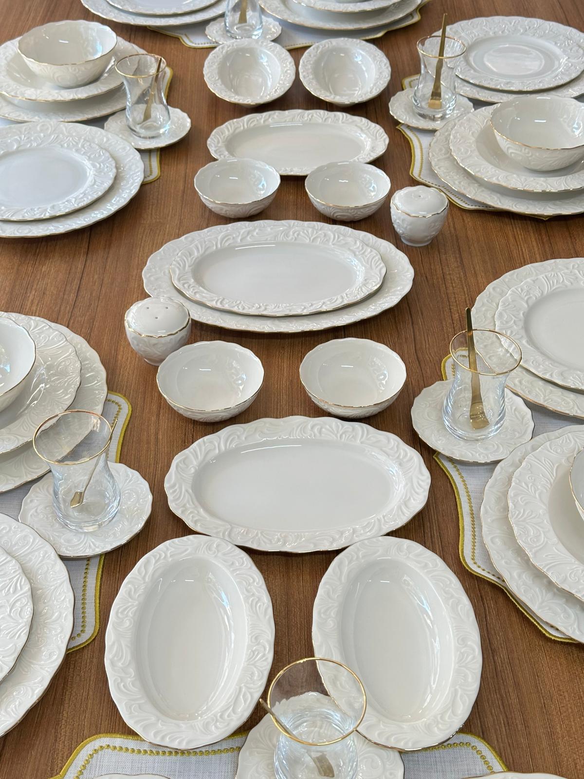 Yemek & Kahvaltı Takımı 68 Parça 6 Kişilik Rose