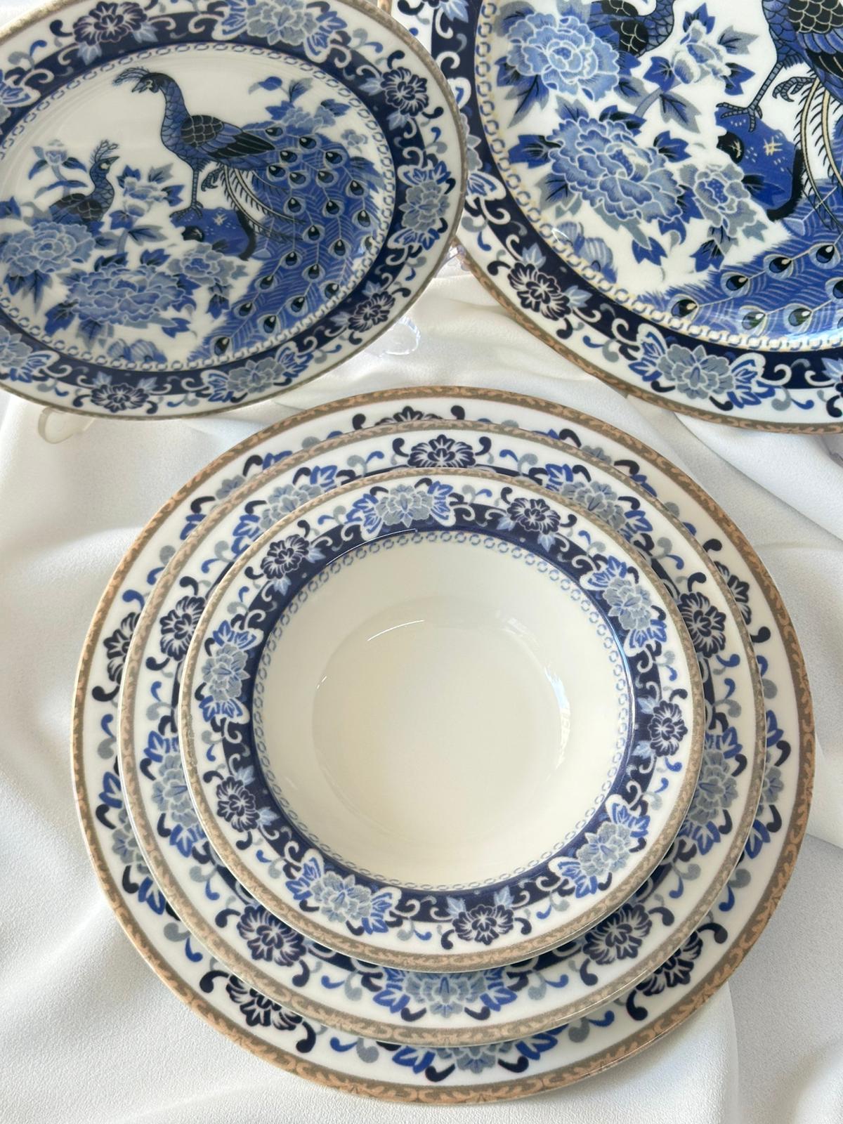 Yemek Takımı 24 Parça 6 Kişilik Tavus Kuşu