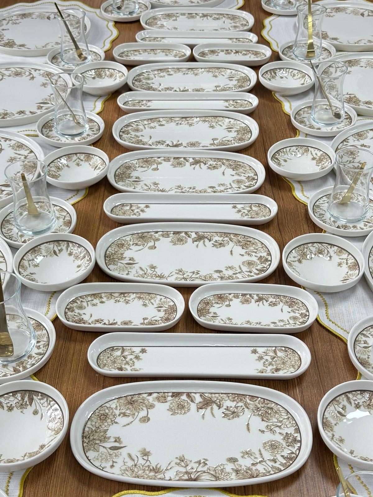 Kahvaltı Takımı 82 Parça 12 Kişilik Petra