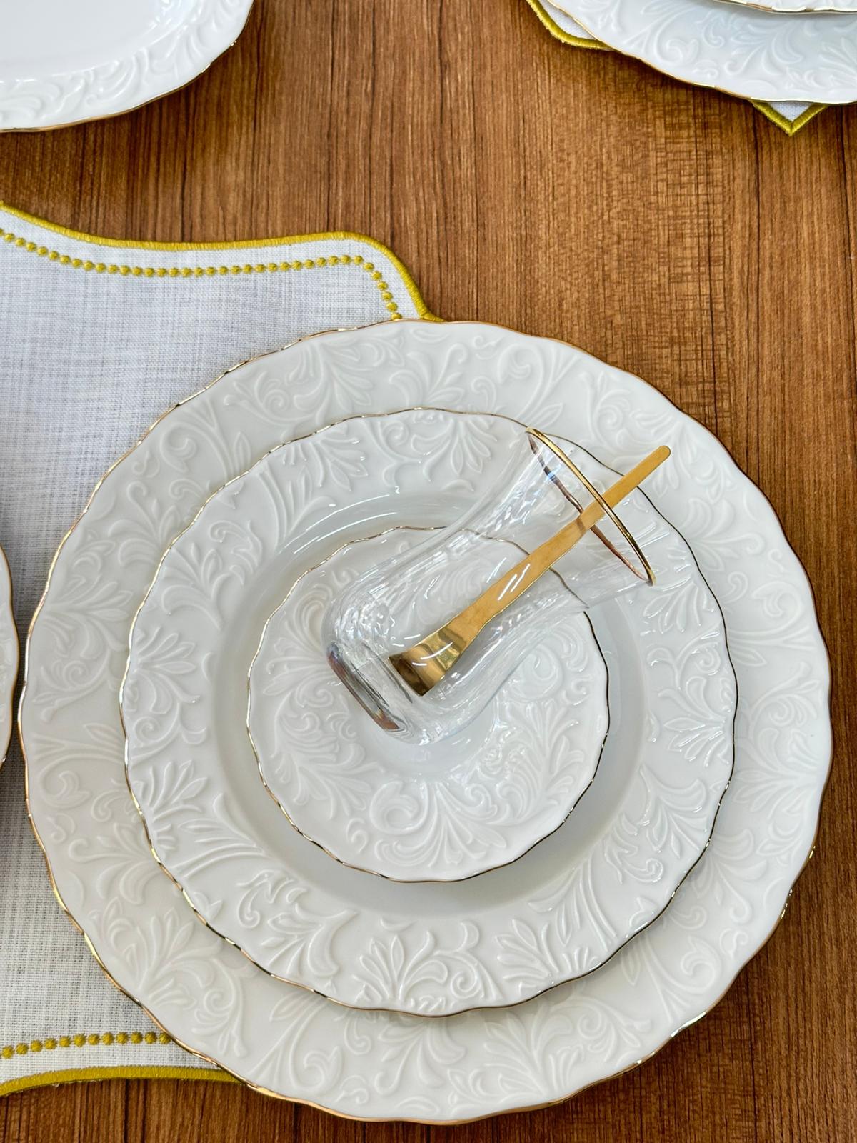 Yemek & Kahvaltı Takımı 136 Parça 12 Kişilik Rose