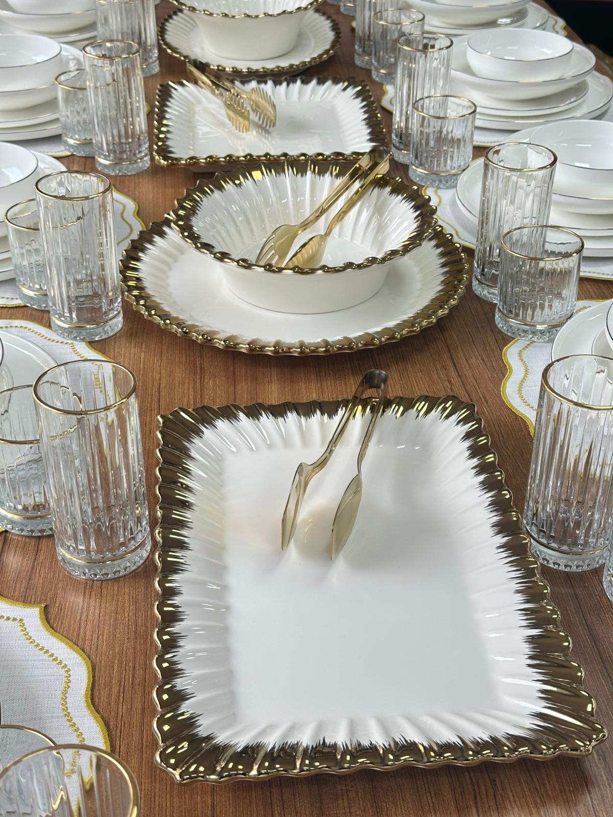 Yemek Takımı 93 Parça 12 Kişilik Bella Gold