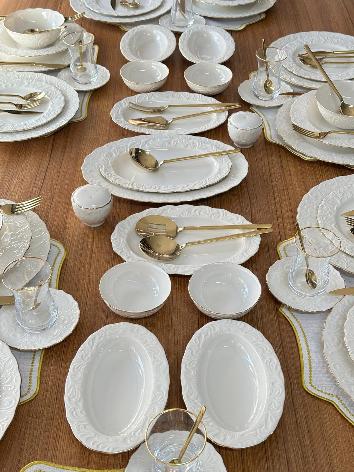 Yemek & Kahvaltı Takımı 109 Parça 6 Kişilik Rose