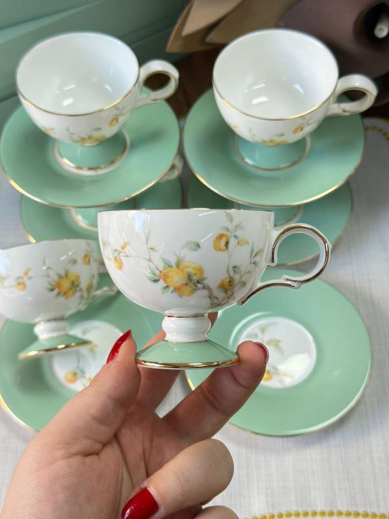 Türk Kahve Fincanı Veronica Mistral 6 Kişilik 12 Parça