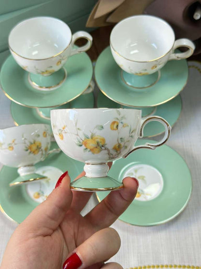 Türk Kahve Fincanı Veronica Mistral 6 Kişilik 12 Parça