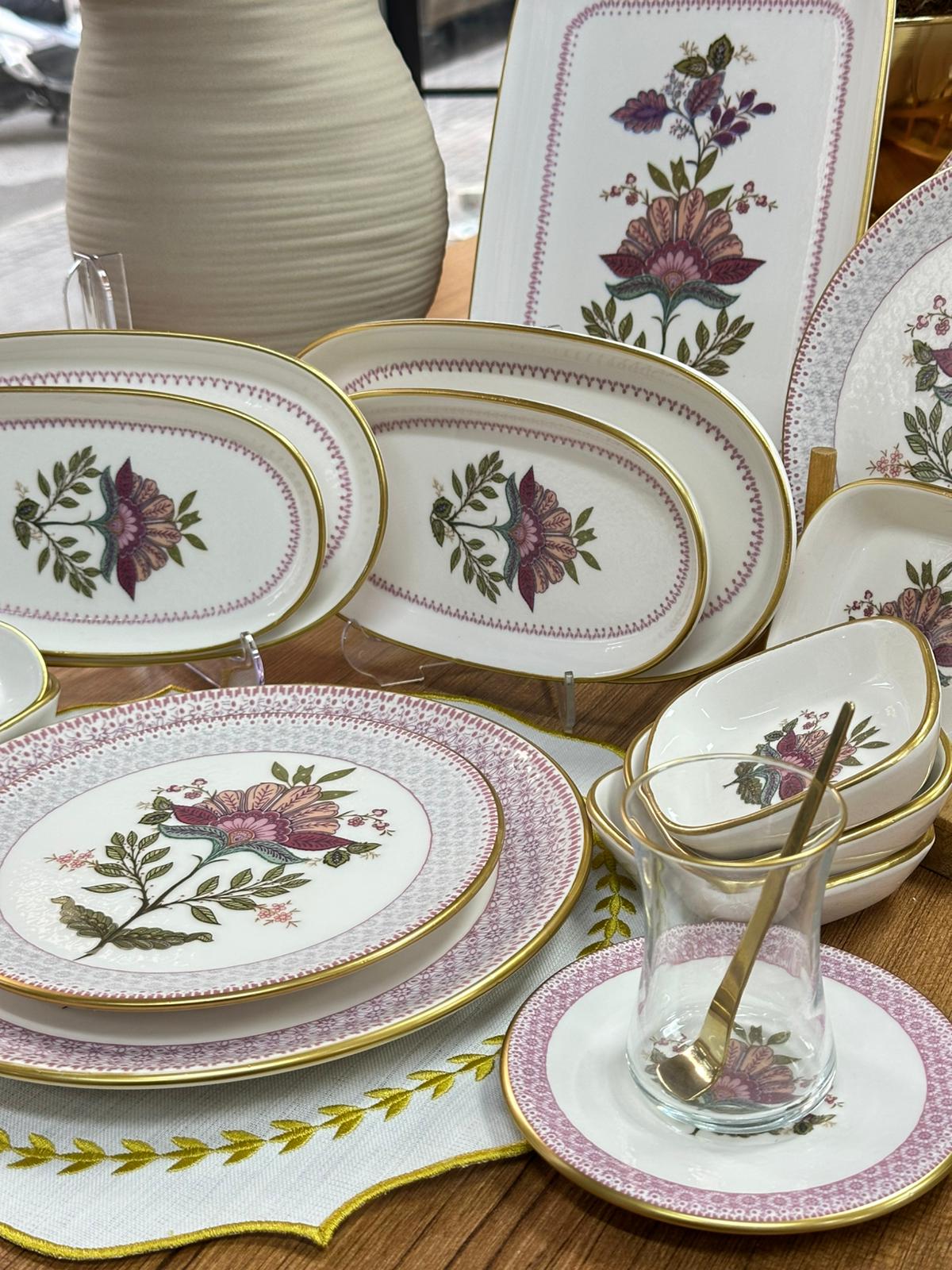 Kahvaltı Takımı 47 Parça 6 Kişilik Defne