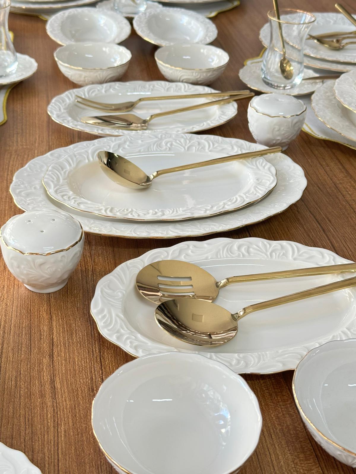 Yemek & Kahvaltı Takımı 109 Parça 6 Kişilik Rose