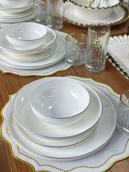 Yemek Takımı 93 Parça 12 Kişilik Bella Gold