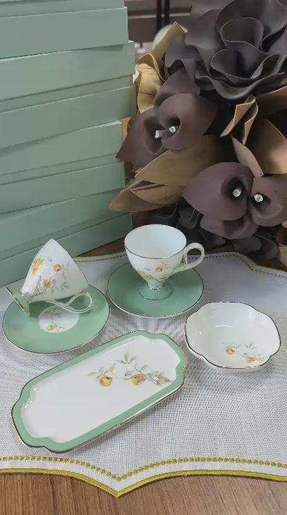 Türk Kahve Fincanı Veronica Mistral 2 Kişilik 6 Parça / Lokumluk / Çerezlik