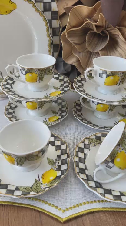 Türk Kahve Fincanı Linda 6 Kişilik 12 Parça